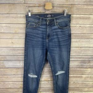 Hollister Size 26x30 Dad Jean Epic Flex Distressed Knees Stretch